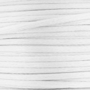 Polyester Rattail cord 1.5mm White x3m