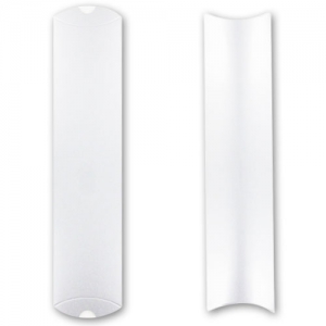 Cardboard gift box 25x6,5x2cm White x1