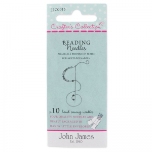 Assortment of bead embroidery needles size 10-11 and 12 x10