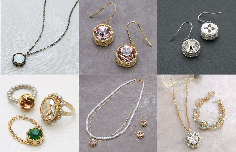 Cabochon setting 1028/1088/1122 8mm Bronze tone x1 - Perles & Co