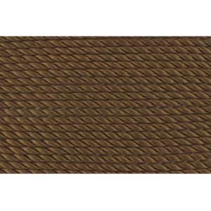 Nylon Power Bead Cord 0.7mm Dark Brown x2 m