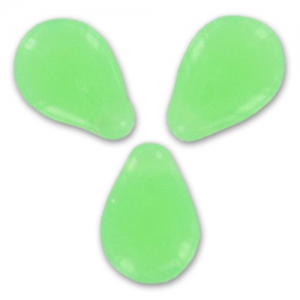 Flat drops 13x10mm Jade Opal x10