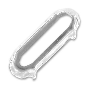 Sterling Silver cabochon setting 4161 21x7 mm