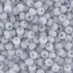 Miyuki 11/0 Seed beads 2026-1 - Opaque Matte Pale Blue Gray x8g