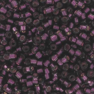 Miyuki Delica 11/0 DB0611 - Dyed Silver Lined Wine