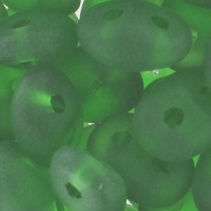 SuperDuo 2.5x5mm Green Mat x10g