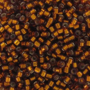 Miyuki Delica 11/0 DB0144 - Silver Lined Dark Topaz