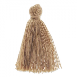 Cotton tassel 27-30mm Light Brown