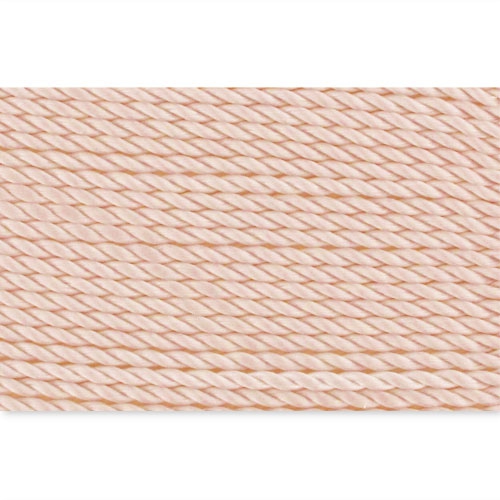 Nylon Power Bead Cord 0.7mm Light Pink x2 m Perles & Co