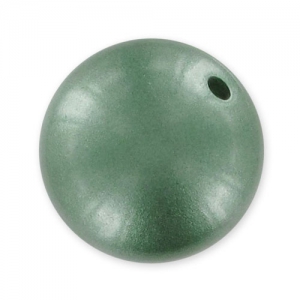 Round powder bead 16mm Green x1