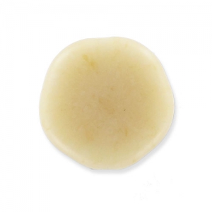 Irregular puck 14mm Beige matt x1