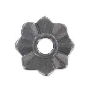 Fleur à riveter 10 mm black nickel