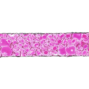 5mm Reconstituted leather lace sand effect -Fuschia x30cm