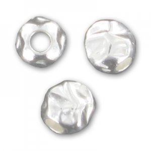 Round  beads 4mm 925 Sterling silver x10