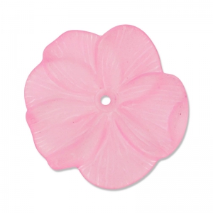 Flower pansy 30 mm Pink Frosted