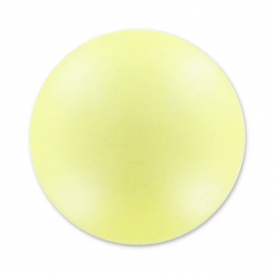 PureCrystal 5817 Cabochon 8mm Pastel Yellow Pearl x1