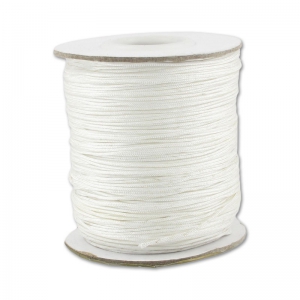 Braided nylon thread 0.8mm White x100m