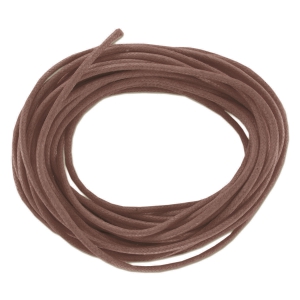 Cotton waxed cord 1,5mm  Brown x4.95m