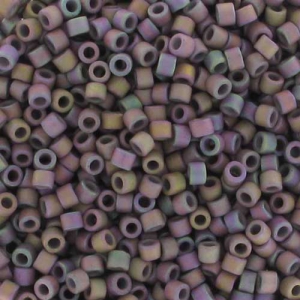 Miyuki Delica 11/0 DB1067 - Mat Metallic Thistle Gold Iris