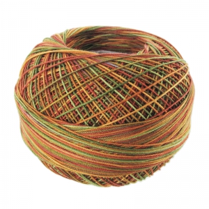 cotton yarn Lizbeth size 40 Autumn Spice n°136 x274m