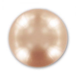 PureCrystal 5817 Cabochon 6mm Rose Gold Pearl x1
