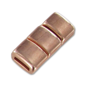 Magnetic clasp for cords 5mm rose Gold tone x1