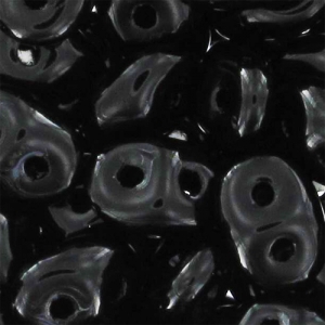 SuperDuo 2.5x5mm Jet  x10g