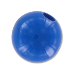 Polaris round bead Opaque  8mm Capri Blue