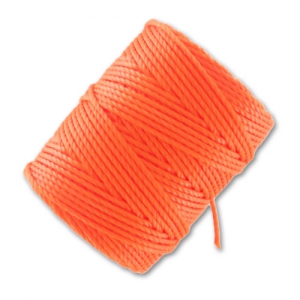 C-Lon Tex 400 Bead Cord 0,90mm Neon Orange x 35 m