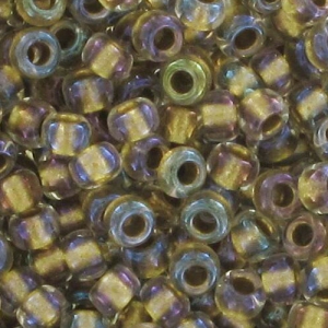 Toho Seed beads 15/0 TO15R262 - Crystal Gold Lined x8g