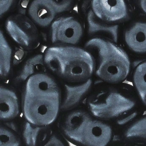 SuperDuo 2.5x5mm Pearl Coat Charcoal x10g