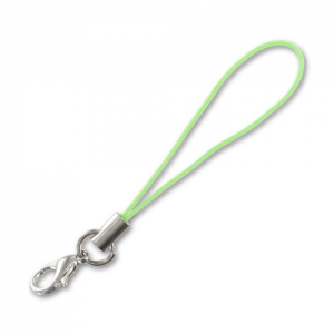 Mobile phone accessory with lobster clasp Green x1