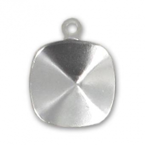 Stick-on setting PureCrystal 4470 10mm Rhodium tone 1 loop