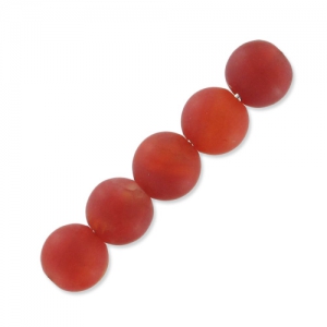 Beads Fire Agate Cracked 6 mm x15