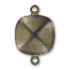 Stick-on setting PureCrystal 4470 10mm Bronze tone 2 loops