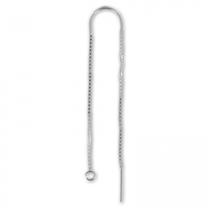 925 Sterling Silver Earthread 50+55mm x2