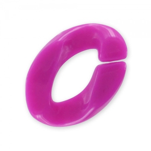 oval link getwisted 24x17 mm Plum x1