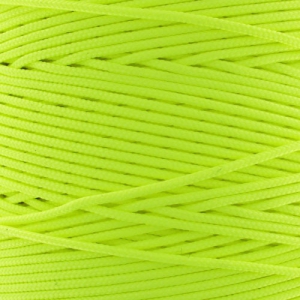 Braided nylon thread 1.1mm Yellow Fluo x1m