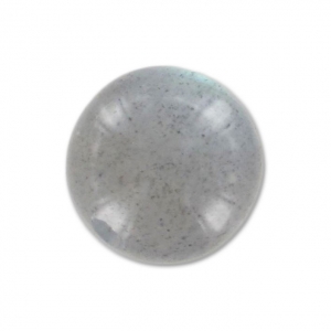 Half-drilled beads 8mm Labradorite x2