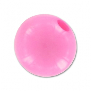 Polaris round bead Opaque  8mm Rose x1