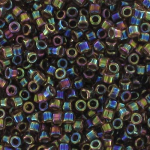 Miyuki Delica 11/0 DB0087 - Root Beer Lined Light Topaz AB