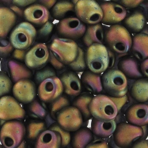 Miyuki Fringe beads 3.4mm DP28-2035 - Met Khaki Iris Mat x8g