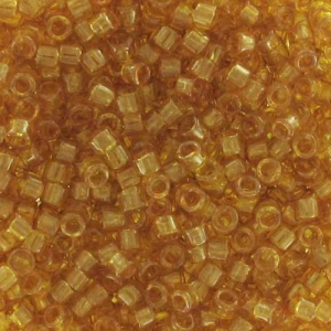 Miyuki Delica 11/0 DB0118 - Transparent Saffron Luster