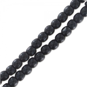 Round beads 2mm Jet x150