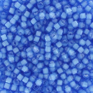 Miyuki Delica 11/0 DB1784 - Sapphire AB Lined White