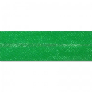 Polycotton ribbon 20mm green x 1m
