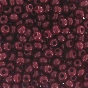 Preciosa Seed Beads 11/0 2 mm - Burgundy Opaque x 20 g