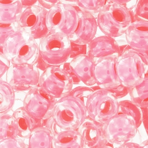 Miyuki Seed beads 8/0 204 - Coral Lined Crystal x8g
