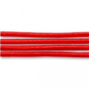 Sheathed elastic cord 1mm Red x 19 m