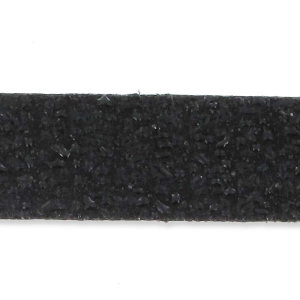 Leather lace textured 10mm Black x30cm